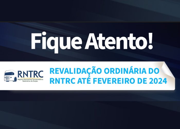 Fique atento a revalidação Ordinária do RTRNC SETCARCE