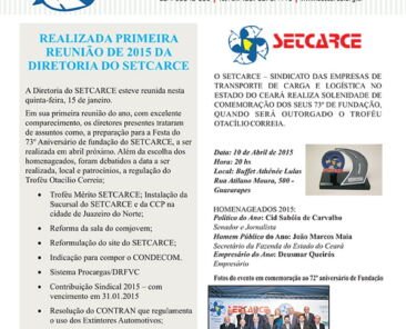 Informativo JANEIRO-FEVEREIRO-MARÇO