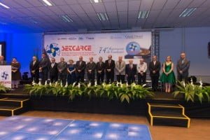 Setcarce 2016 - Anfitriões, homenageados e autoridades no palco.1