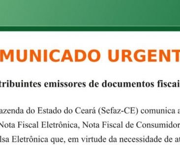 ComunicadoSEFAZ