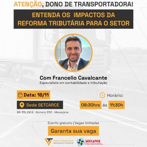 Convite Especial – Reforma Tributária no Transporte