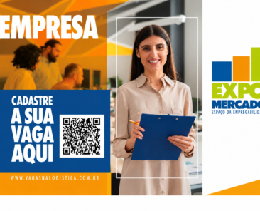Cartaz corporativo com vaga de emprego